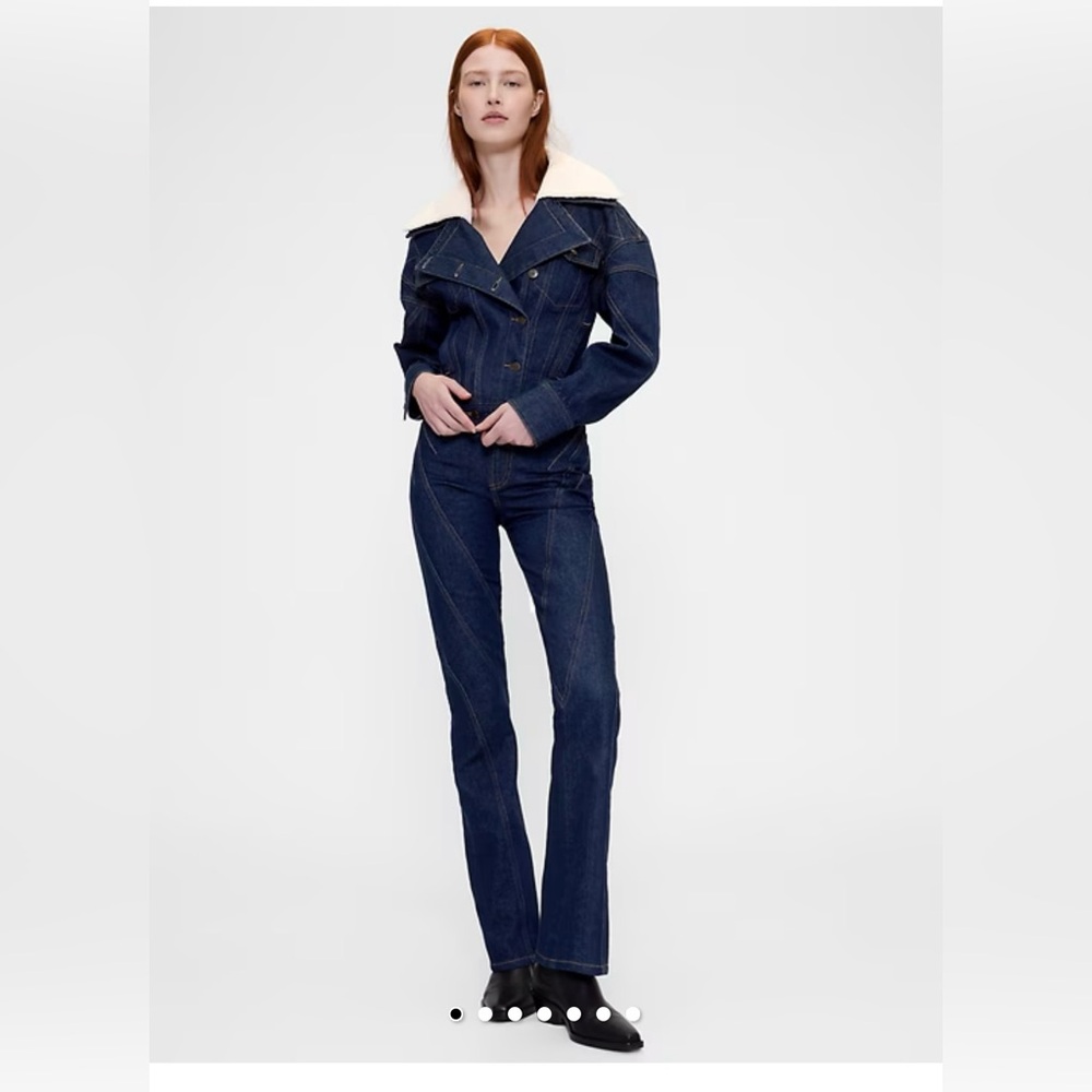 Gap GapStudio High Rise Seamed Boot Jeans